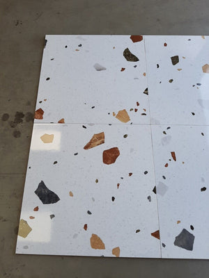 Terrazzo Blanco Polished 75x75