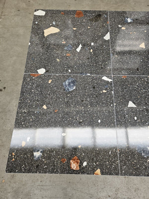 Terrazzo Anthracite Polished 59x59